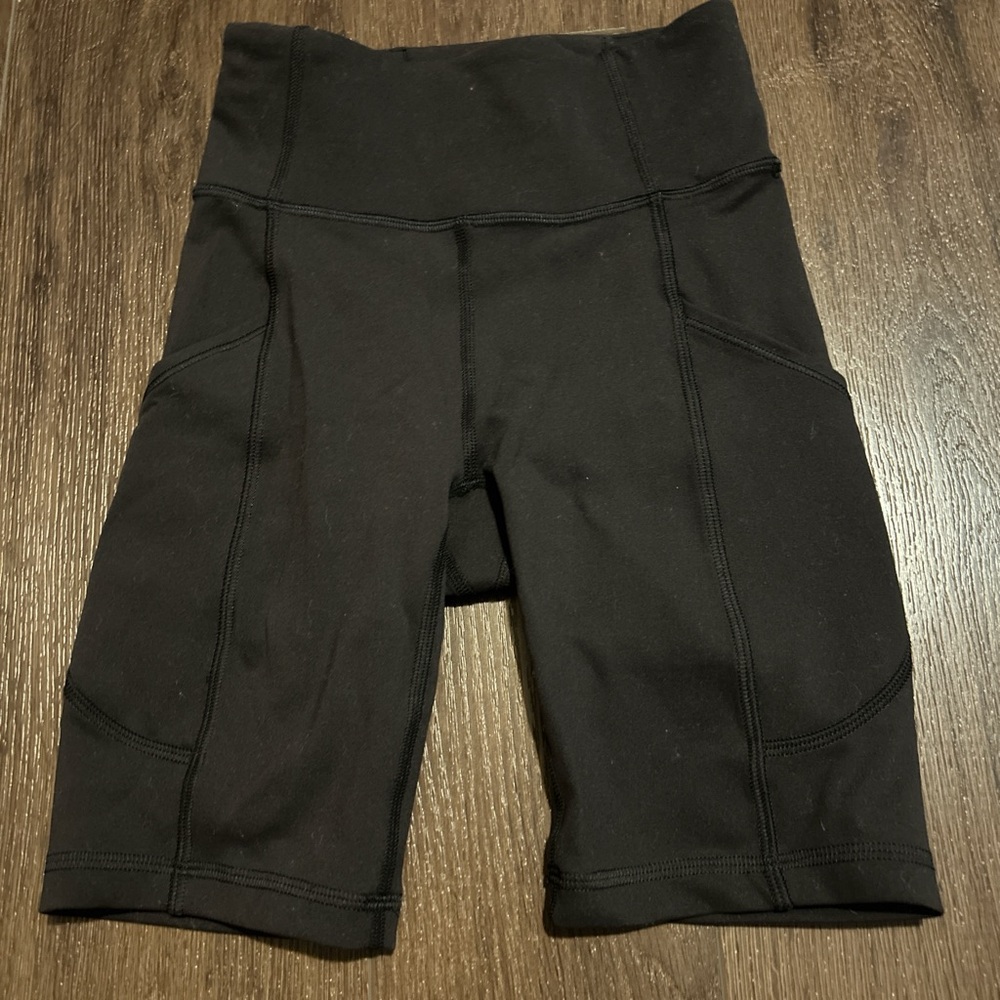 Lululemon Athletica Black Bike Shorts High-Rise